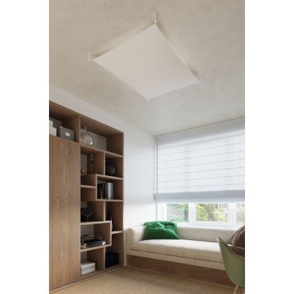 LED stropna svetilka LUNA 4xG13/8,5W/230V 10,5x10,5 cm bela