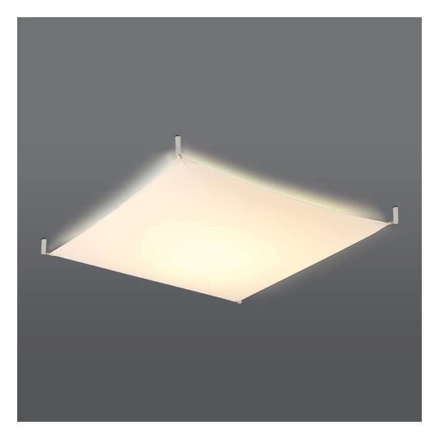 LED stropna svetilka LUNA 4xG13/8,5W/230V 105x105 cm bela