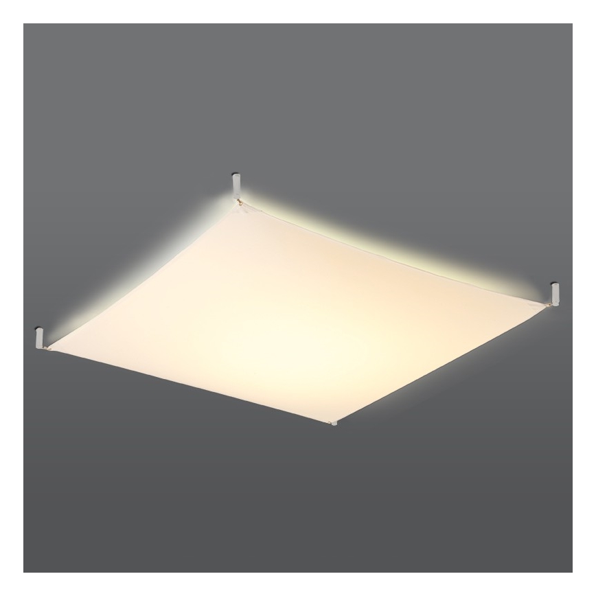 LED stropna svetilka LUNA 6xG13/8,5W/230V 140x140 cm bela
