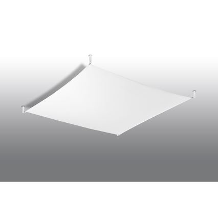 LED stropna svetilka LUNA 6xG13/8,5W/230V 140x140 cm bela