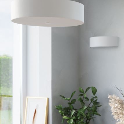 Stropna svetilka SKALA 3xE27/60W/230V pr. 30 cm bela