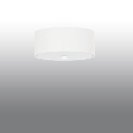 Stropna svetilka SKALA 3xE27/60W/230V pr. 30 cm bela