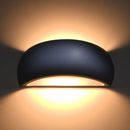 Stenska svetilka PONTIUS 1xG9/40W/230V siva