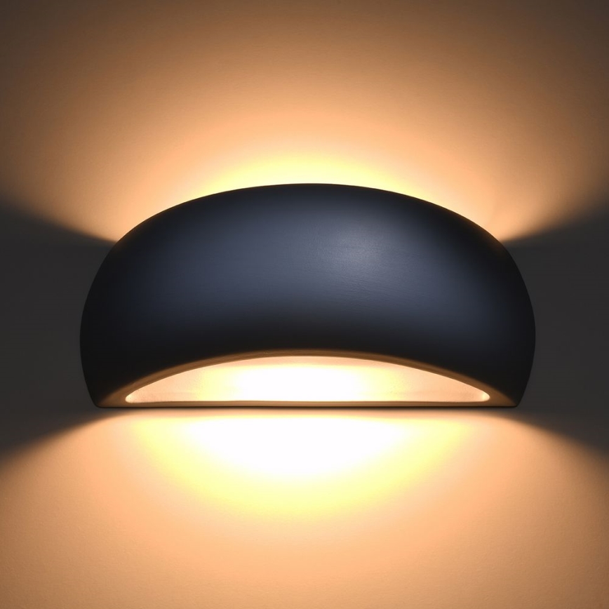 Stenska svetilka PONTIUS 1xG9/40W/230V siva