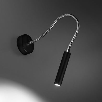 Fleksibilna mala svetilka AXIL 1xG9/12W/230V črna