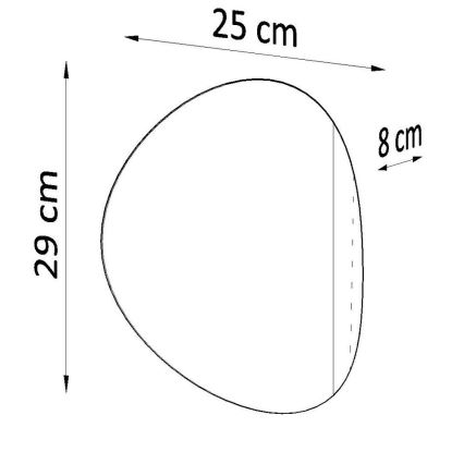 Stenska svetilka SENSES 2xG9/40W/230V črna