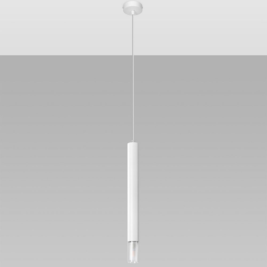 Lestenec na vrvici VIZIER 1xG9/12W/230V bela