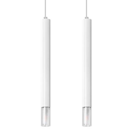 Lestenec na vrvici VIZIER 2xG9/40W/230V bela