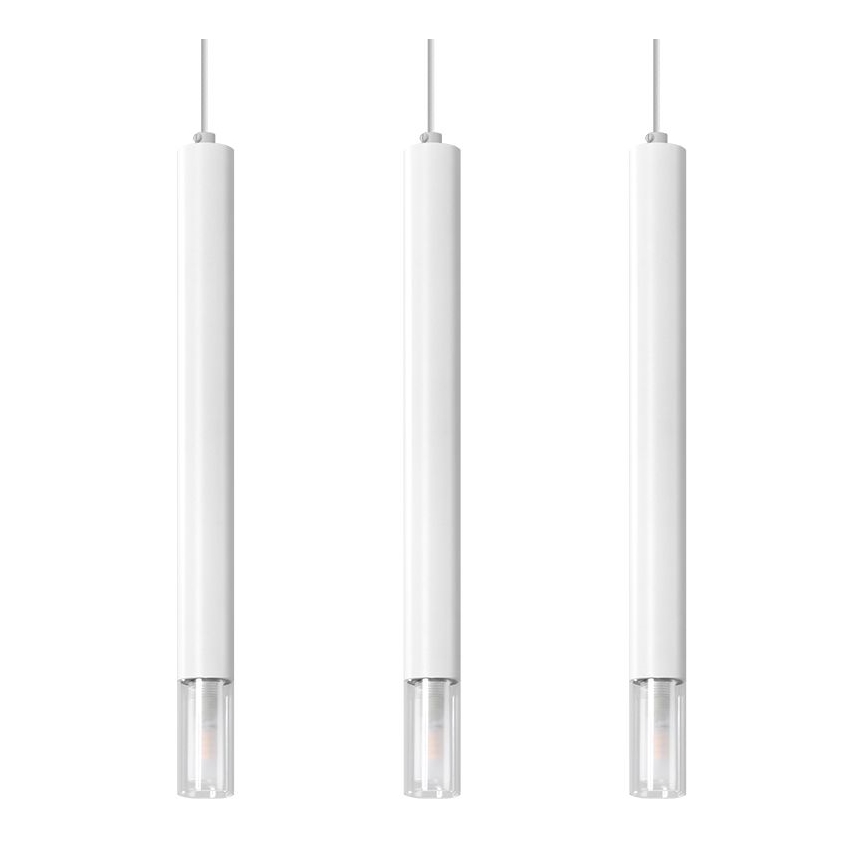 Lestenec na vrvici VIZIER 3xG9/40W/230V bela