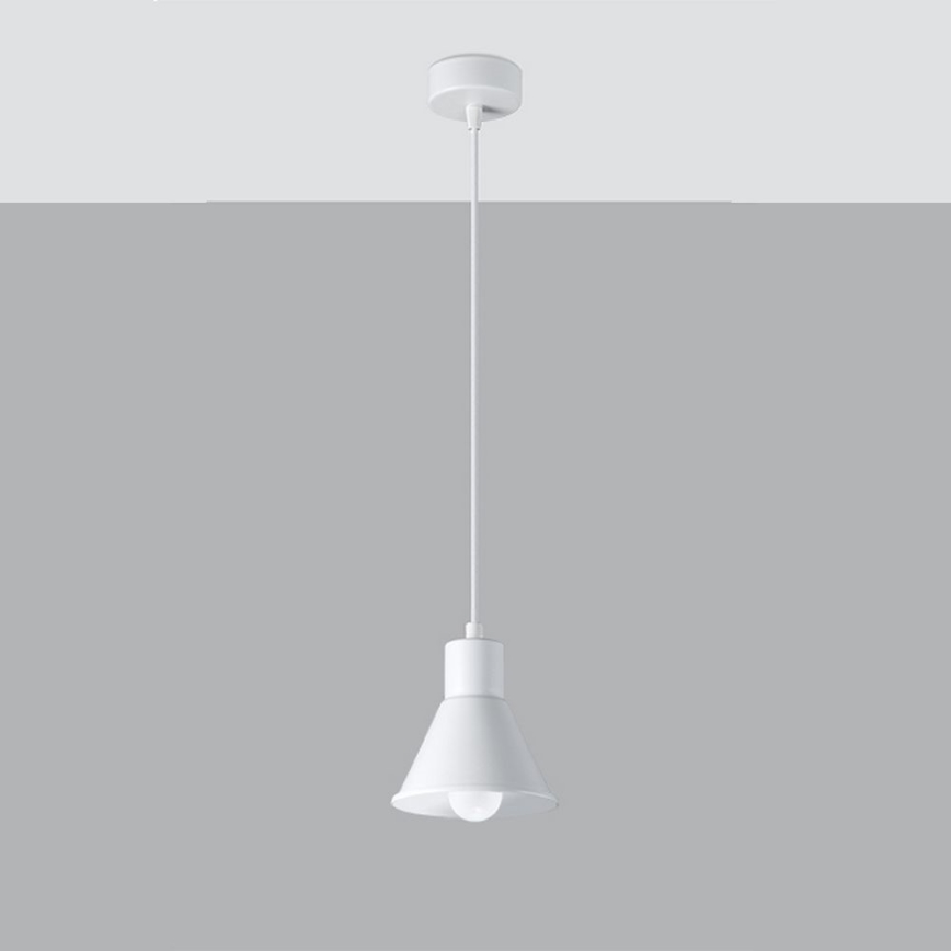 Lestenec na vrvici TALEJA 1xE27/60W/230V bela
