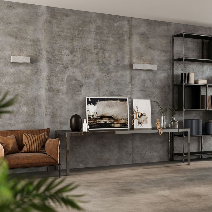 Stenska svetilka VEGA 2xE27/60W/230V 50 cm beton