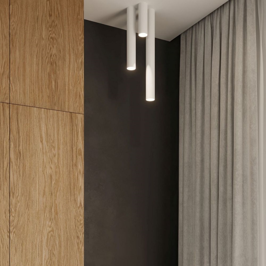 Reflektor LAGOS 1xGU10/10W/230V 10 cm bela