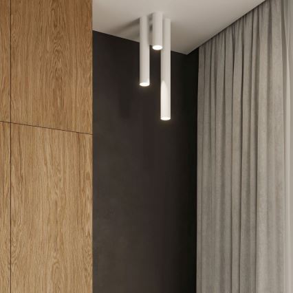 Reflektor LAGOS 1xGU10/10W/230V 20 cm bela