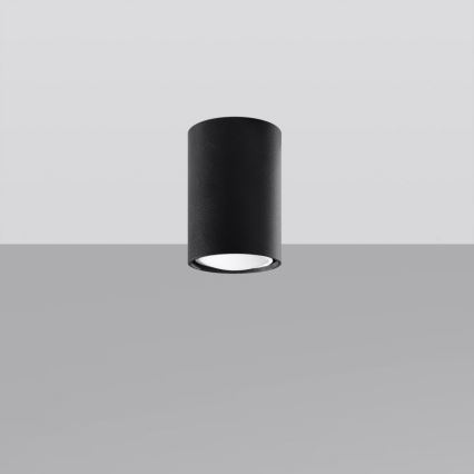 Reflektor LAGOS 1xGU10/10W/230V 10 cm črna