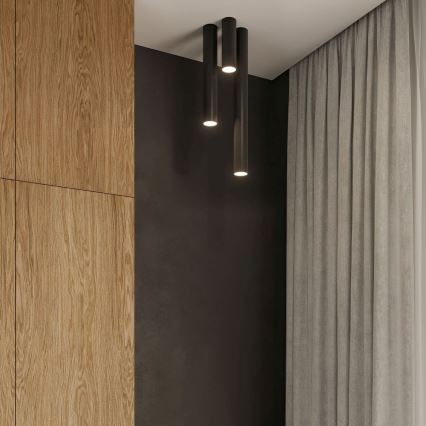 Reflektor LAGOS 1xGU10/10W/230V 40 cm črna