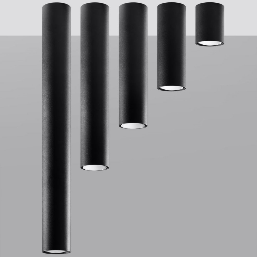 Reflektor LAGOS 1xGU10/10W/230V 40 cm črna