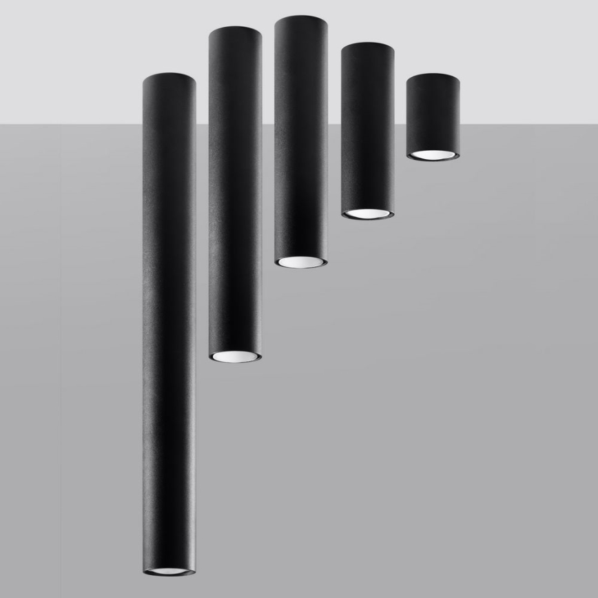Reflektor LAGOS 1xGU10/10W/230V 40 cm črna