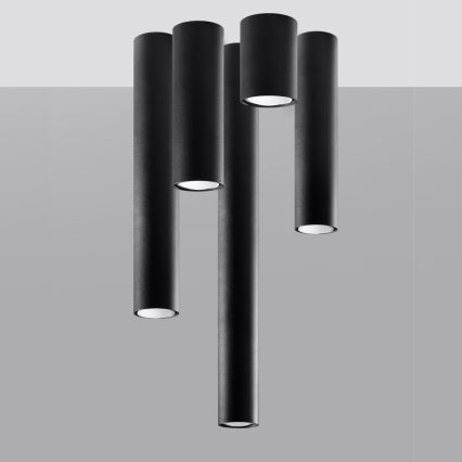 Reflektor LAGOS 1xGU10/10W/230V 40 cm črna