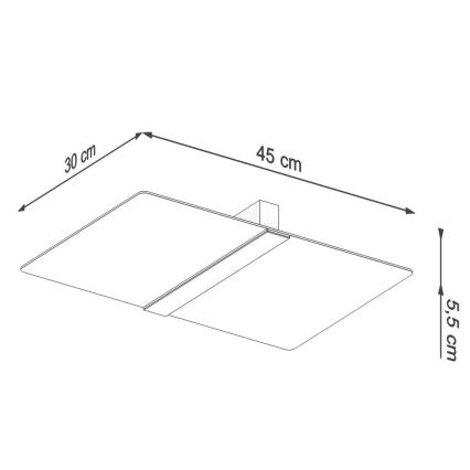 Stropna svetilka AZALIA 2xG9/40W/230V