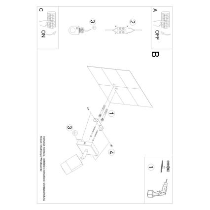 Stenski reflektor NERO 1xGU10/40W/230V črna/sijajni krom