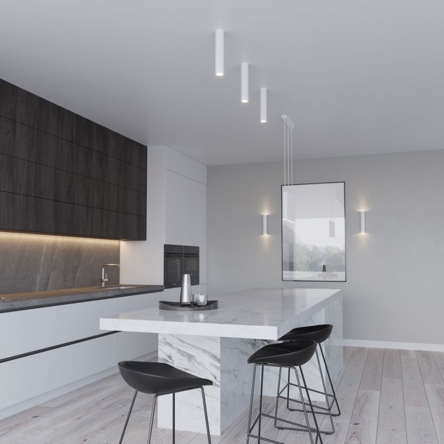 Lestenec na vrvici LAGOS 3xGU10/10W/230V bela