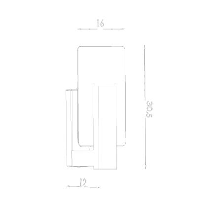 Stenska svetilka LAPPO 1xE14/10W/230V bela