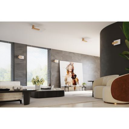 Stropna svetilka LAPPO 2xE27/15W/230V bež