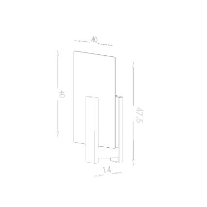Stropna svetilka LAPPO 2xE27/15W/230V bež