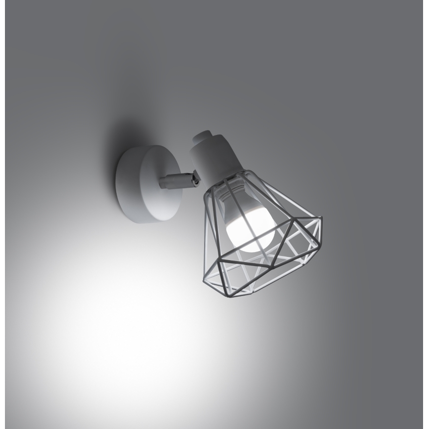 Stenski reflektor ARTEMIS 1xE14/40W/230V bela