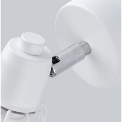 Stenski reflektor ARTEMIS 1xE14/40W/230V bela