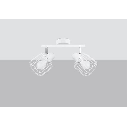 Reflektor BELUCI 2xE14/40W/230V bela