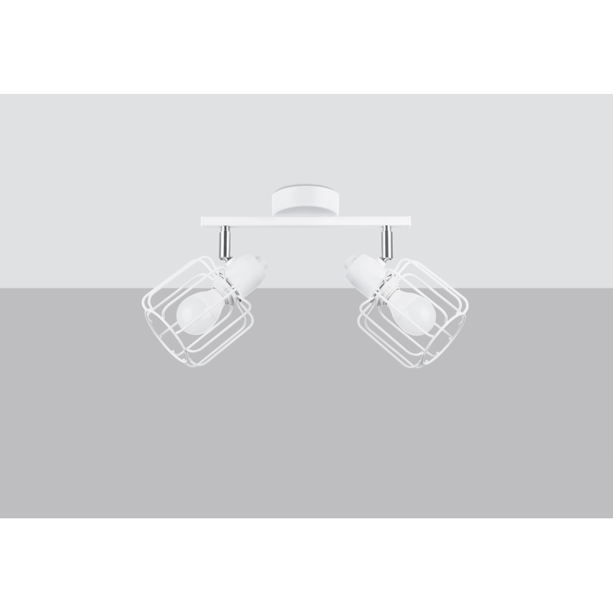 Reflektor BELUCI 2xE14/40W/230V bela