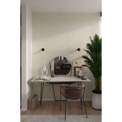 Stenski reflektor LEMMI 1xGU10/40W/230V črna