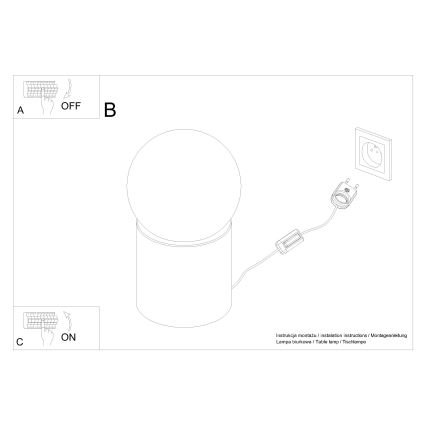 Namizna svetilka BOOMO 1xG9/8W/230V bukev