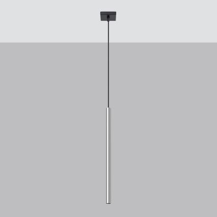 Lestenec na vrvici PASTELO 1xG9/8W/230V sijajni krom