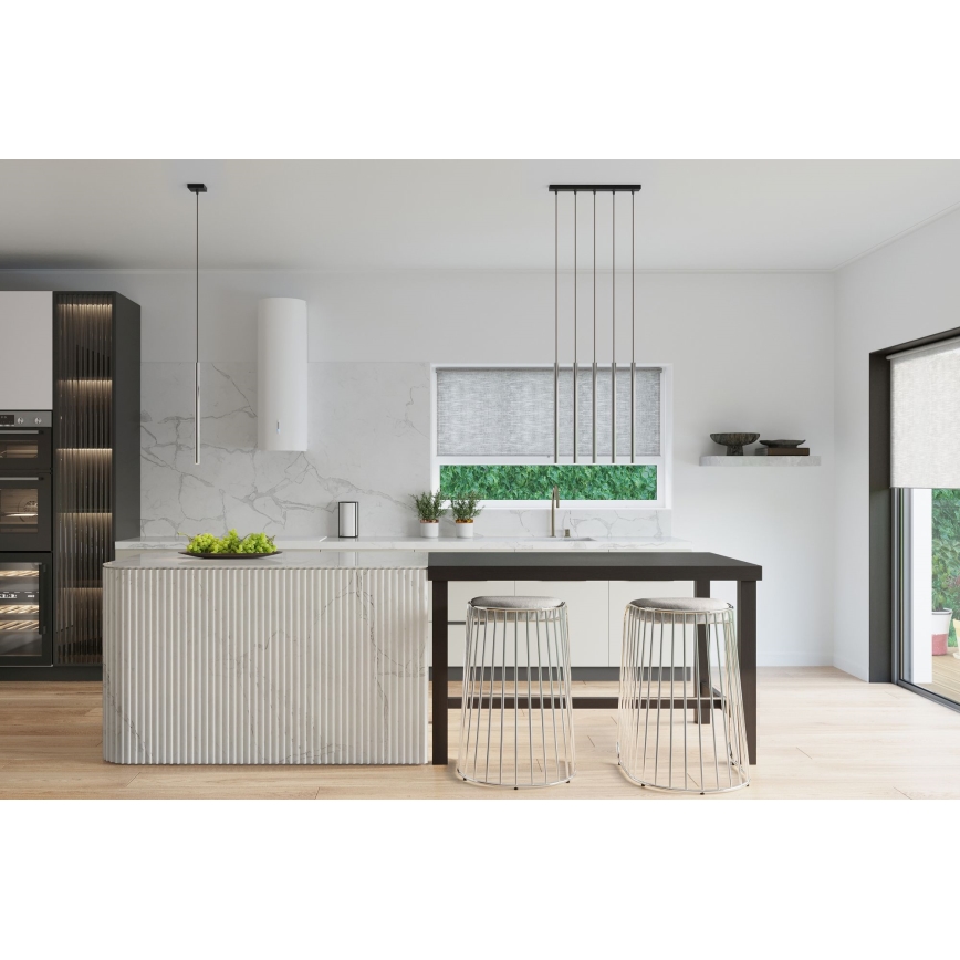 Lestenec na vrvici PASTELO 1xG9/8W/230V sijajni krom
