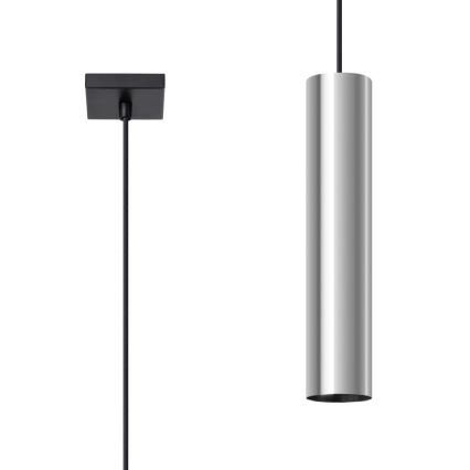 Lestenec na vrvici LAGOS 1xGU10/10W/230V sijajni krom