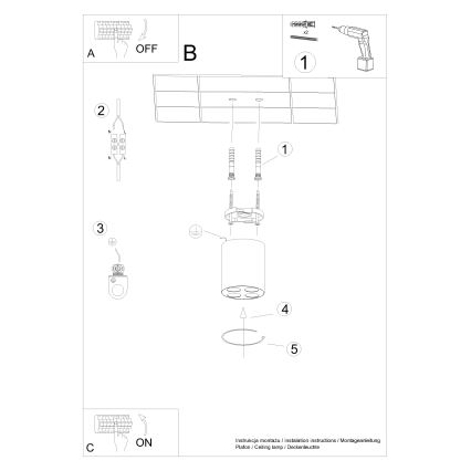 LED Reflektor ZOE LED/9W/230V bela