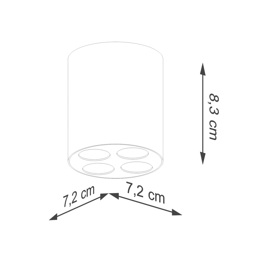 LED Reflektor ZOE LED/9W/230V črna