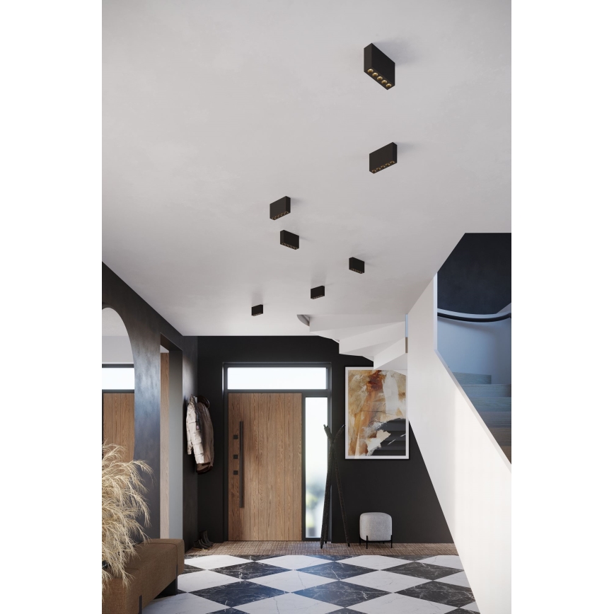 LED Reflektor SOLE LED/11W/230V črna