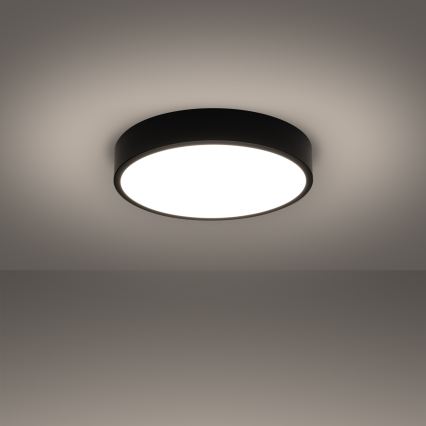 LED stropna svetilka ONYX LED/32W/230V premer 40 cm črna