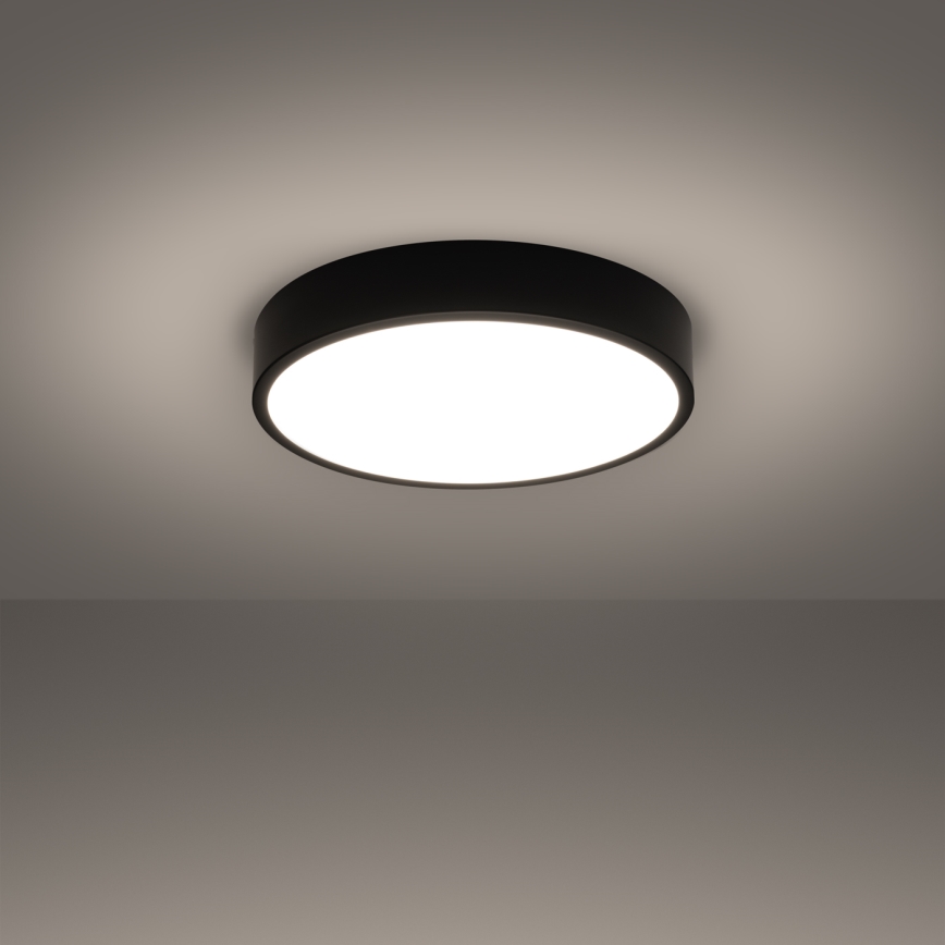 LED stropna svetilka ONYX LED/32W/230V premer 40 cm črna