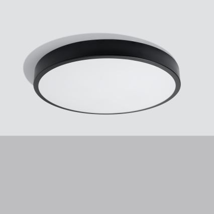 LED stropna svetilka ONYX LED/48W/230V, premer 60 cm, črna