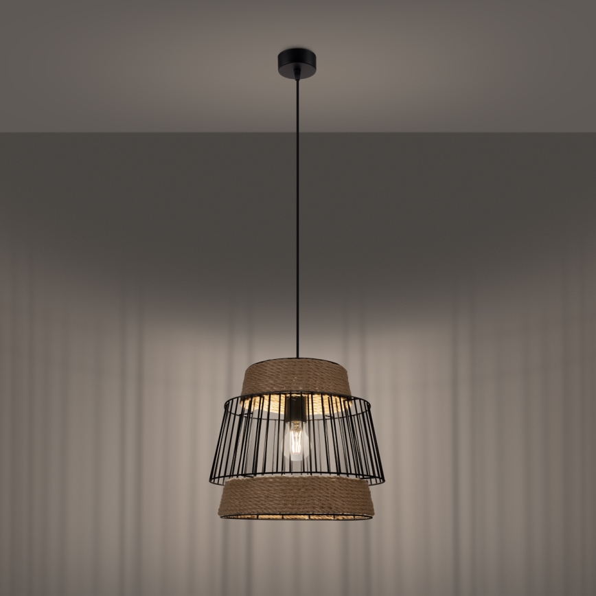 Lestenec na vrvici BRILO 1xE27/15W/230V