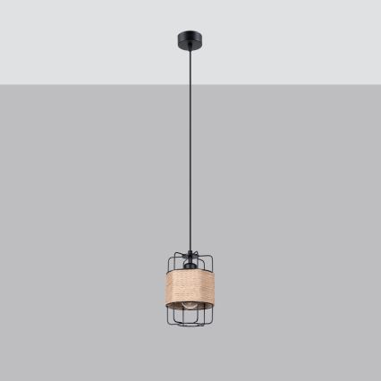 Lestenec na vrvici GIZUR 1xE27/15W/230V
