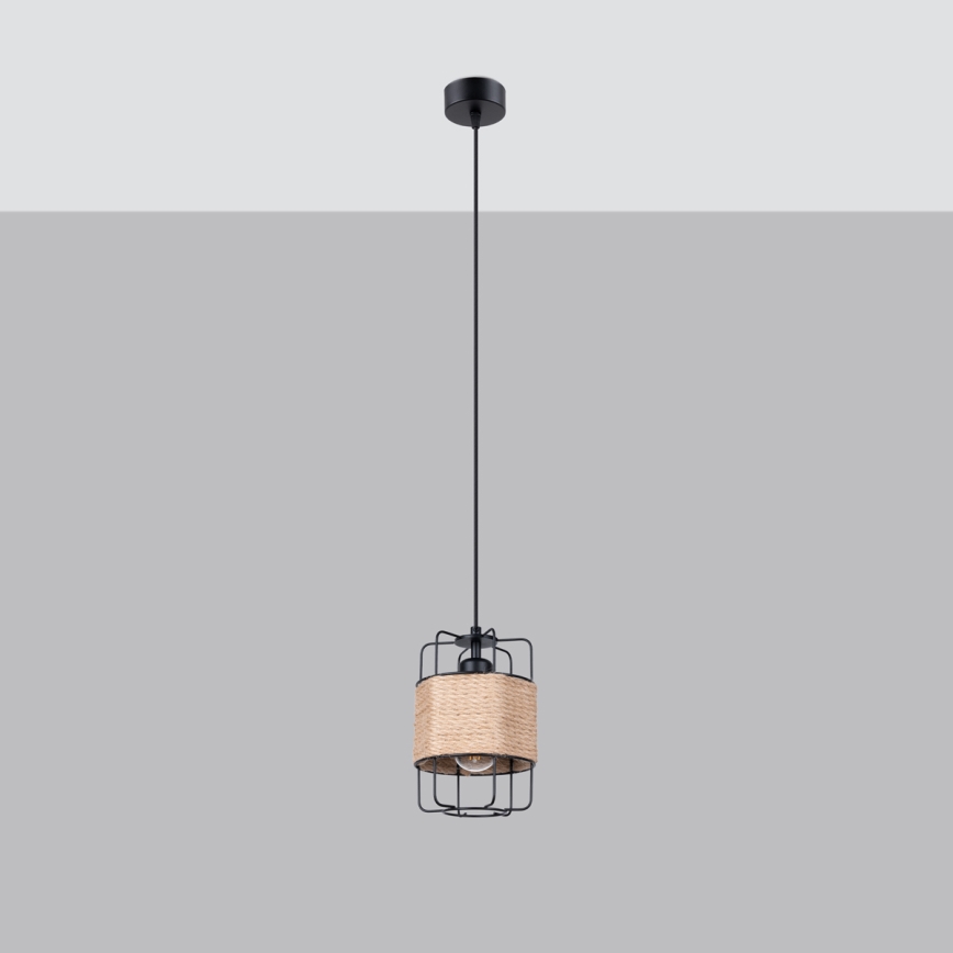 Lestenec na vrvici GIZUR 1xE27/15W/230V