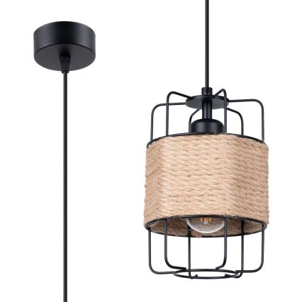 Lestenec na vrvici GIZUR 1xE27/15W/230V
