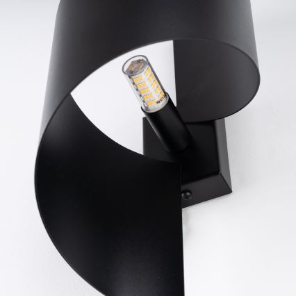 Stenska svetilka TALASSA 1xG9/8W/230V črna