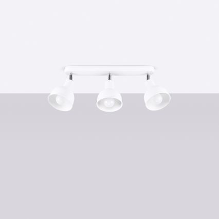 Reflektor ELBA 3xE27/15W/230V bela