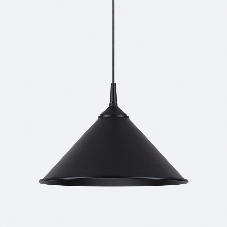 Lestenec na vrvici ZUMA 1xE27/15W/230V pr. 30 cm črna